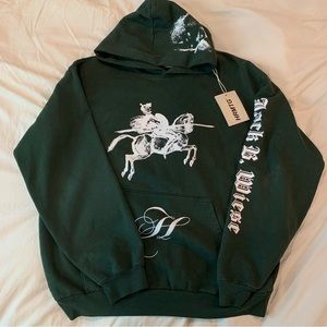 HRMTG x Jack B Wiese knight hoodie XXL green